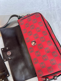 Bolso Loewe Anagram Flap Bag - Rojo Vibrante