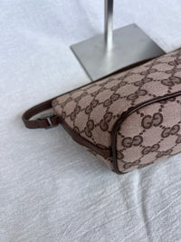 Gucci Boat Pochette - GG Canvas Marrón