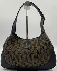 Gucci Jackie Medium en Lona Monograma GG Plisada y Piel