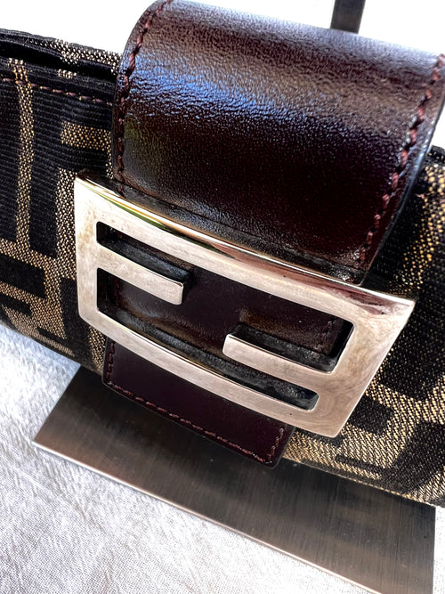 Bolso Fendi Zucca canvas Slender Baguette