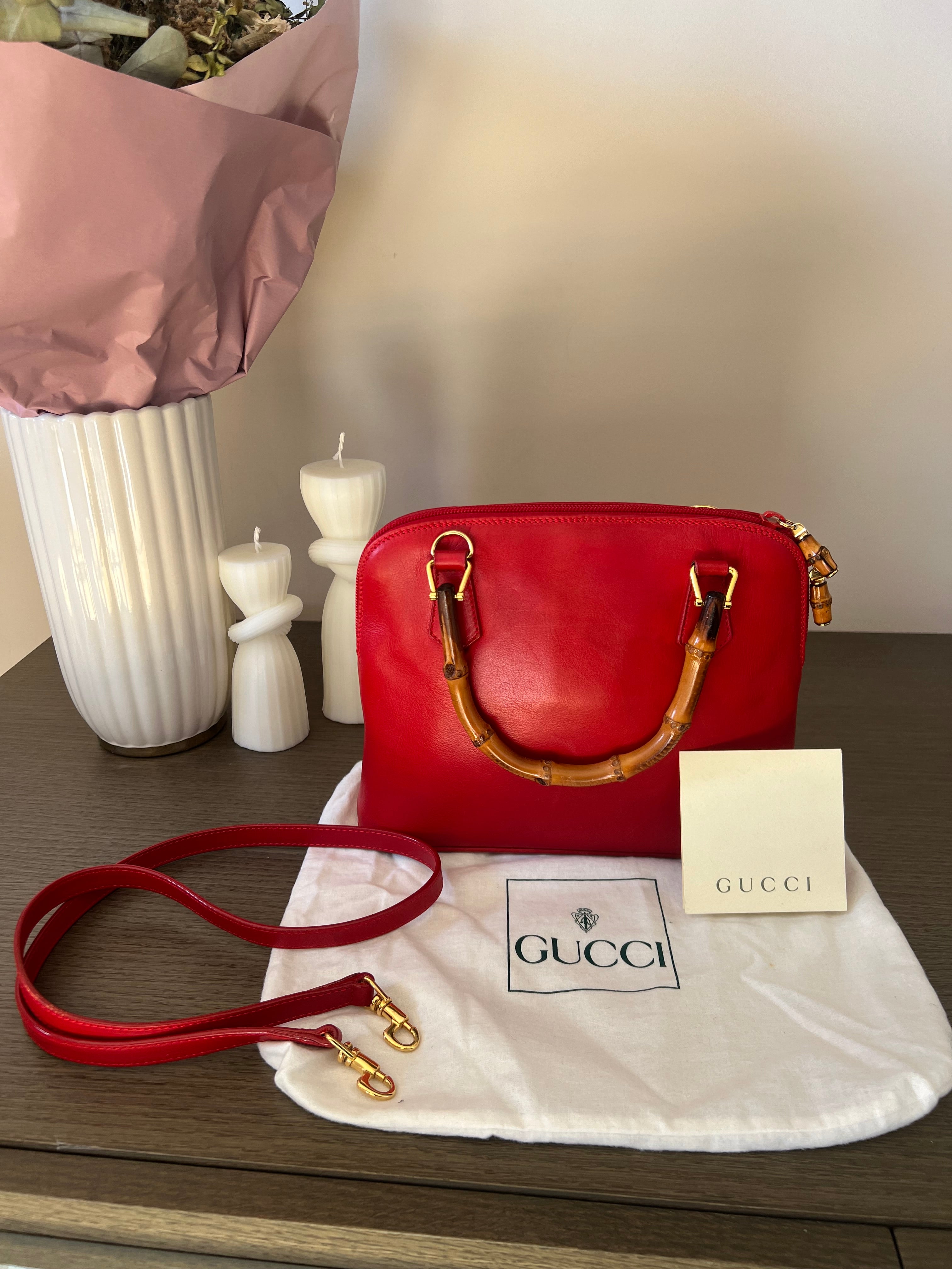 Gucci Bamboo 2-ways Red