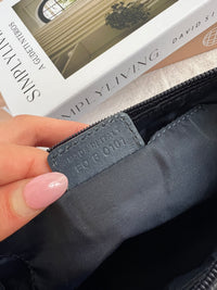 Christian Dior Trotter Pochette Bag in Navy Oblique Canvas