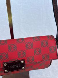 Bolso Loewe Anagram Flap Bag - Rojo Vibrante