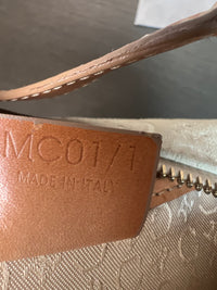 Bolso de hombro Celine C Monogram de Ante Blanco Vintage