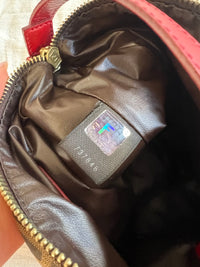 Zucca Pochette — Red Handle · With Dustbag