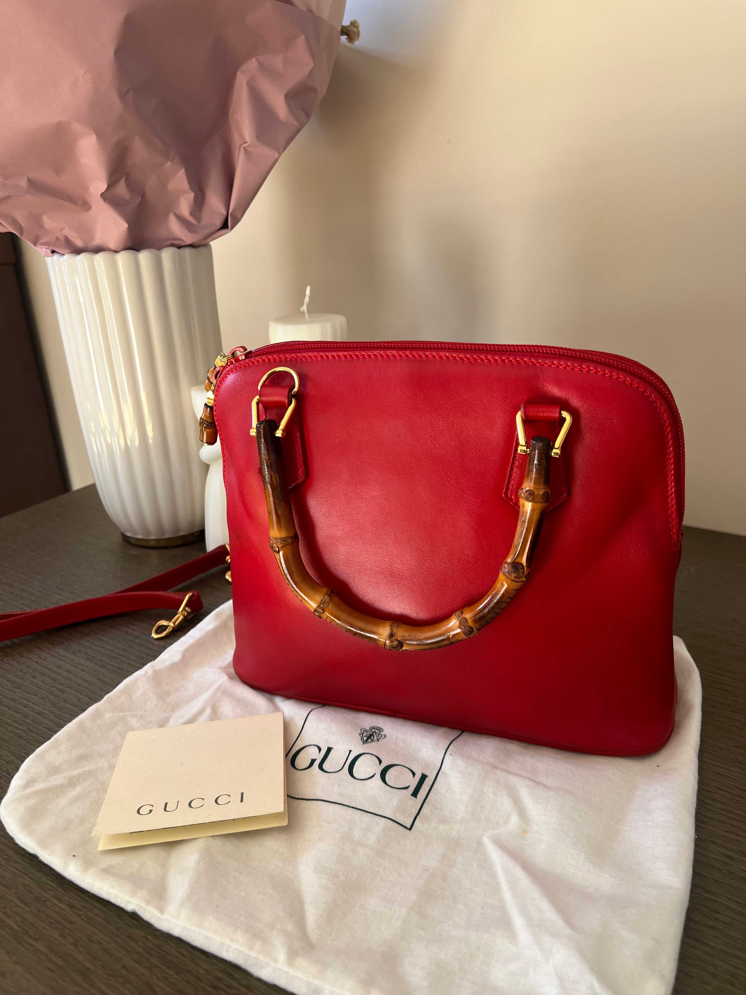 Gucci Bamboo 2-ways Red