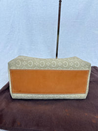 Bolso de hombro Celine C Monogram de Ante Blanco Vintage