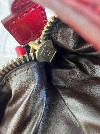 Zucca Pochette — Red Handle · With Dustbag