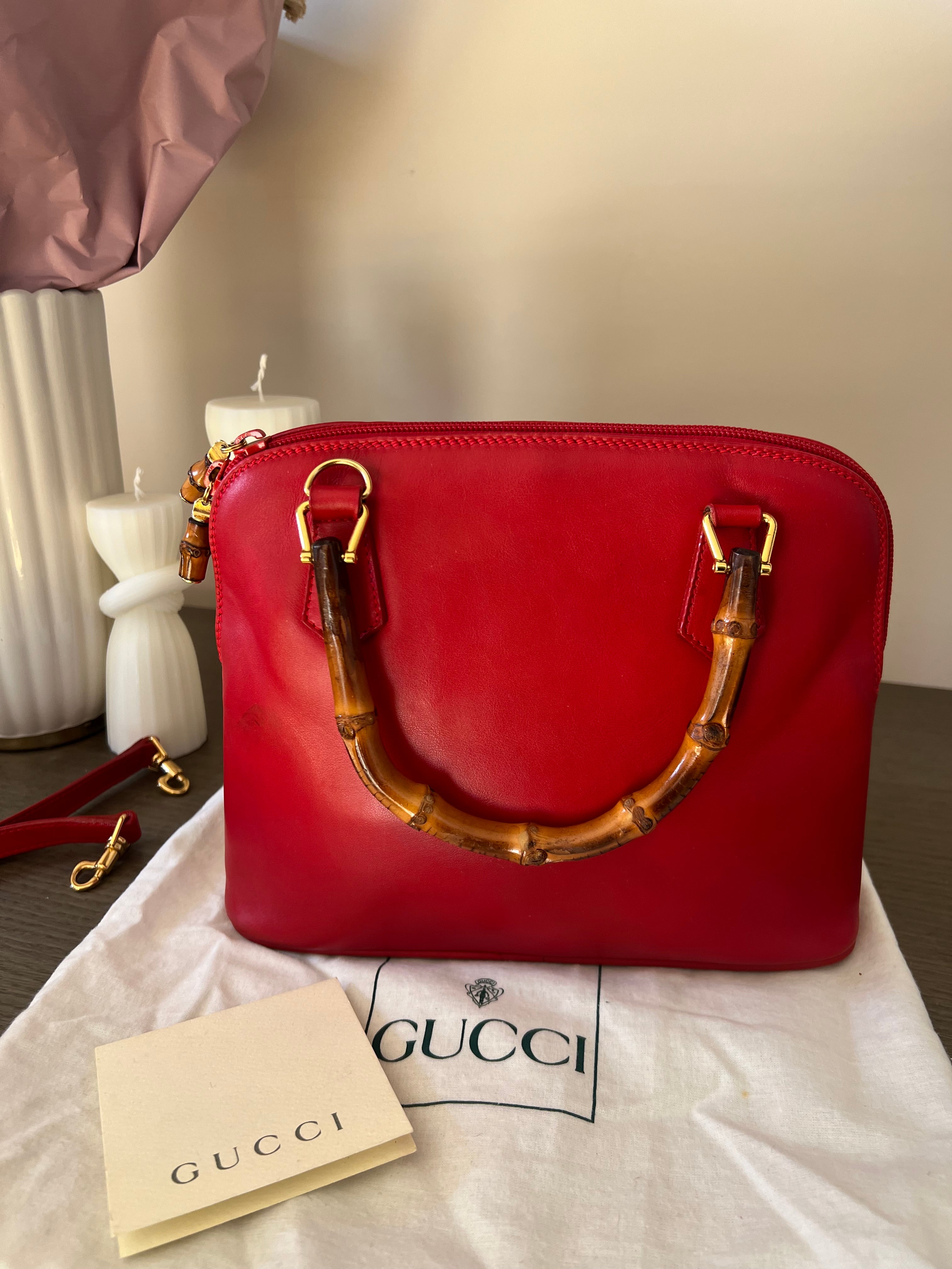 Gucci Bamboo 2-ways Red