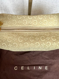 Bolso de hombro Celine C Monogram de Ante Blanco Vintage