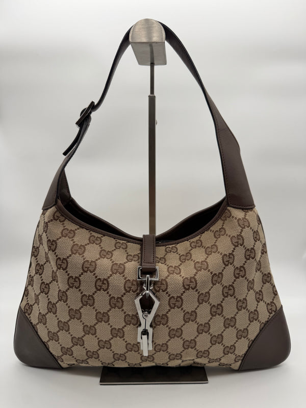 Gucci Jackie Kandinsky (Lona GG Monogram y Detalles Marrones)