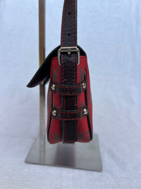 Bolso Loewe Anagram Flap Bag - Rojo Vibrante