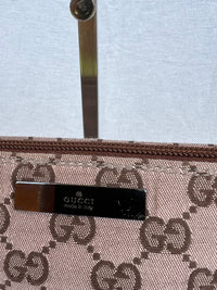 Gucci Boat Pochette - GG Canvas Marrón