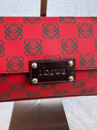 Bolso Loewe Anagram Flap Bag - Rojo Vibrante