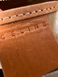 Bolso de hombro Celine C Monogram de Ante Blanco Vintage