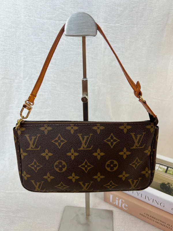 Louis Vuitton Pochette Accessoires Monogram Bag Original
