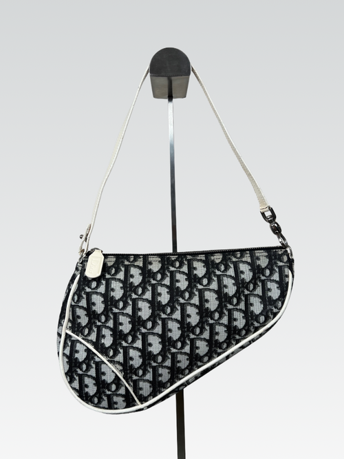 Christian Dior Saddle Pouch lona Oblique
