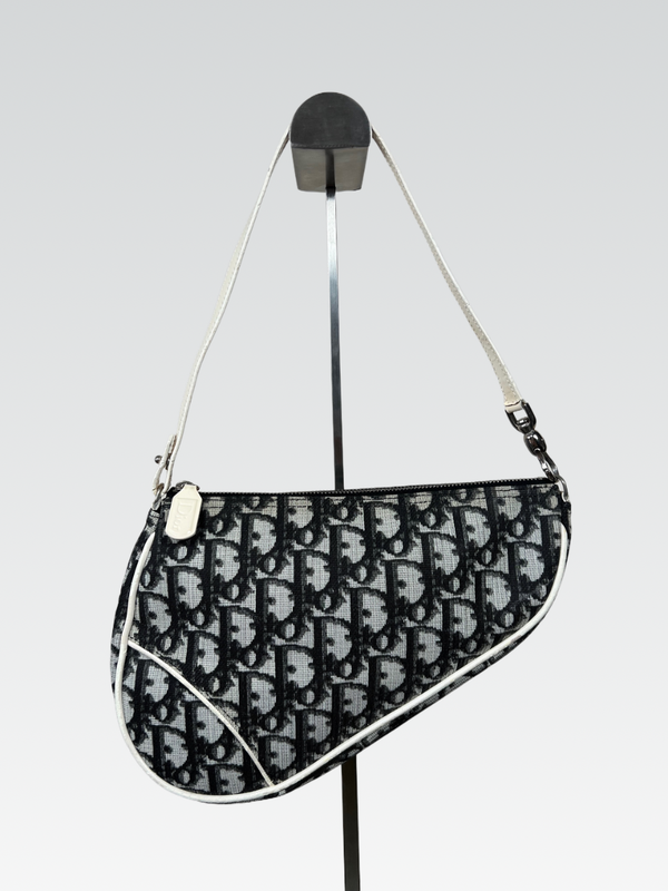 Christian Dior Saddle Pouch lona Oblique