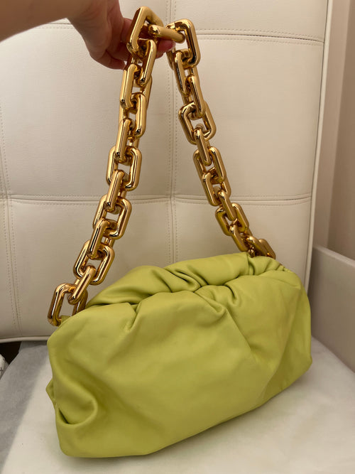 Bottega Veneta The Chain Pouch - Color Kiwi