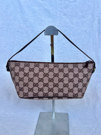 Gucci Boat Pochette - GG Canvas Marrón
