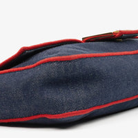 Fendi Large Baguette Denim Azul & Rojo – LUMË Vintage