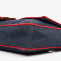 Fendi Large Baguette Denim Azul & Rojo – LUMË Vintage