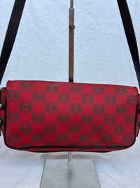 Bolso Loewe Anagram Flap Bag - Rojo Vibrante