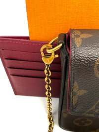 Louis Vuitton Felicie Pochette Monogram con tarjetero