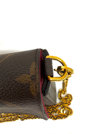 Louis Vuitton Felicie Pochette Monogram con tarjetero
