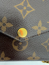 Louis Vuitton Felicie Pochette Monogram con tarjetero