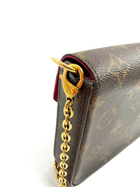 Louis Vuitton Felicie Pochette Monogram con tarjetero