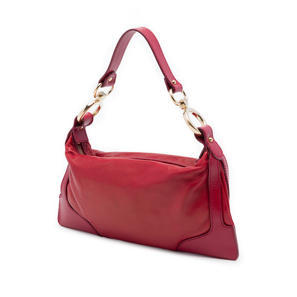 Fendi Leather Chef Pocket Shoulder Bag Vintage