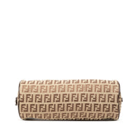 Fendi Zucchino Canvas Barrel Pochette Vintage