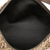 Fendi Zucchino Canvas Barrel Pochette Vintage
