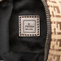 Fendi Zucchino Canvas Barrel Pochette Vintage
