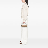 Fendi Zucchino Canvas Barrel Pochette Vintage
