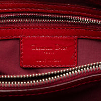 Dior Large Patent Cannage Soft Zipped Lady Dior Shopping Tote - Vintage