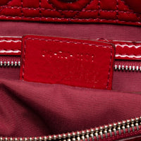 Dior Large Patent Cannage Soft Zipped Lady Dior Shopping Tote - Vintage