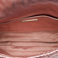 Miu Miu Matelasse Metallic Nappa Crystal Chain Satchel - Vintage