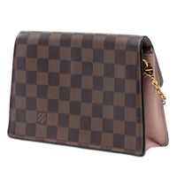 Louis Vuitton Damier Ebene Croisette Chain Wallet Vintage