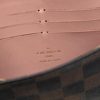 Louis Vuitton Damier Ebene Croisette Chain Wallet Vintage