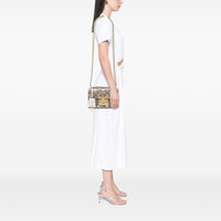Gucci Small GG Supreme Berry Padlock Crossbody - Vintage
